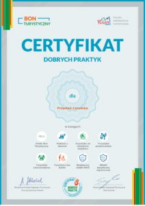 Certyfikat Dobrych Praktyk - Bon Turystyczny
